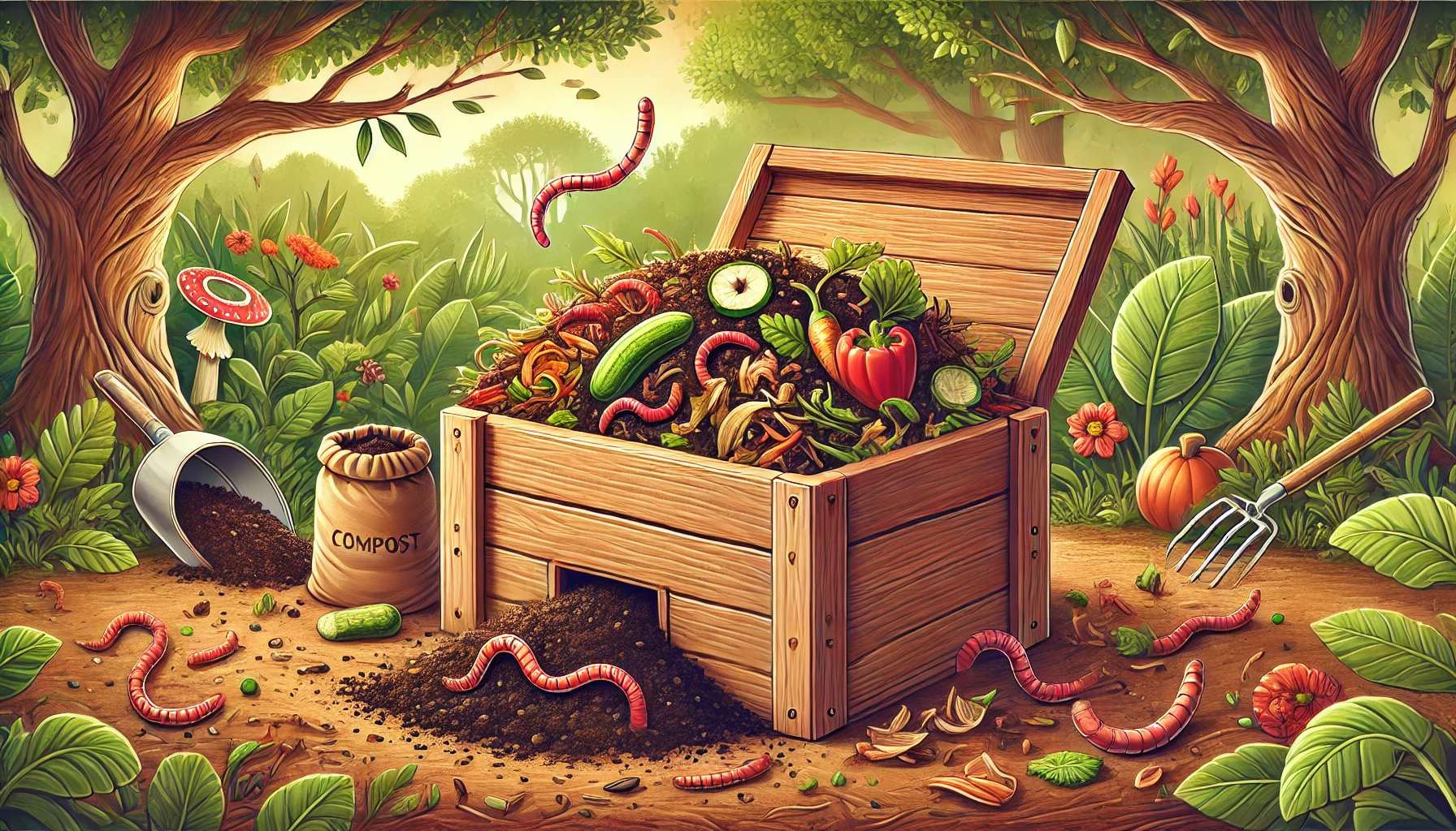 Vermicomposting is not only an environmentally friendly solution to reduce waste, but also a way to improve soil health